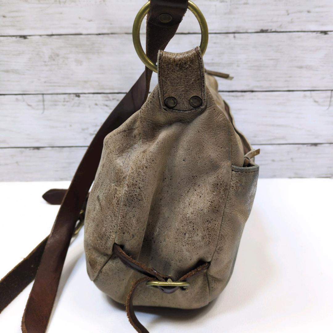 希少 Ryu リュウ KUDU ショルダーバッグ エキゾチック レザー