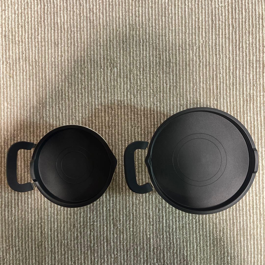 MEYERミキシングボウル蓋付き S&Mサイズセット ブラック