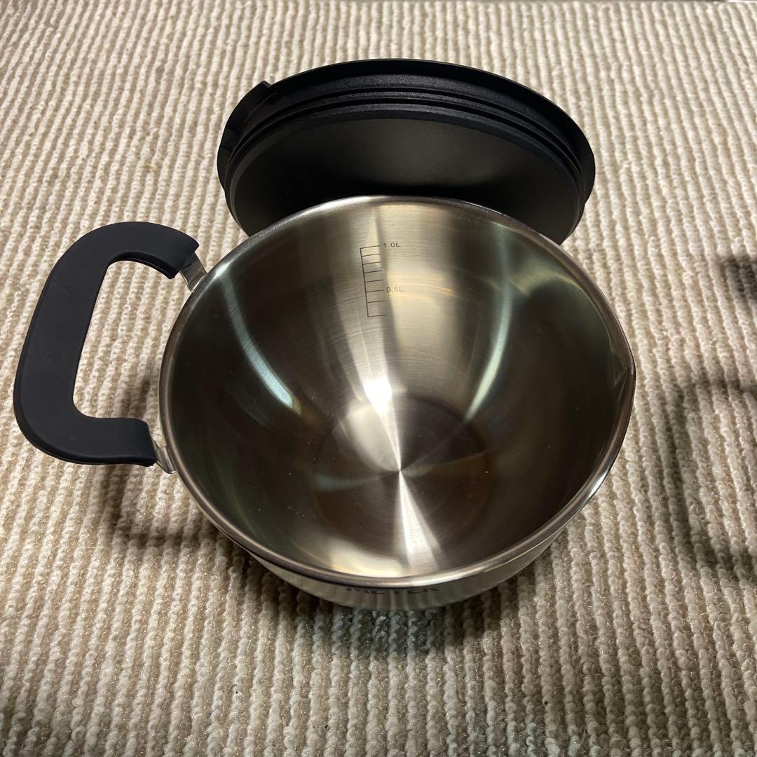 MEYERミキシングボウル蓋付き S&Mサイズセット ブラック