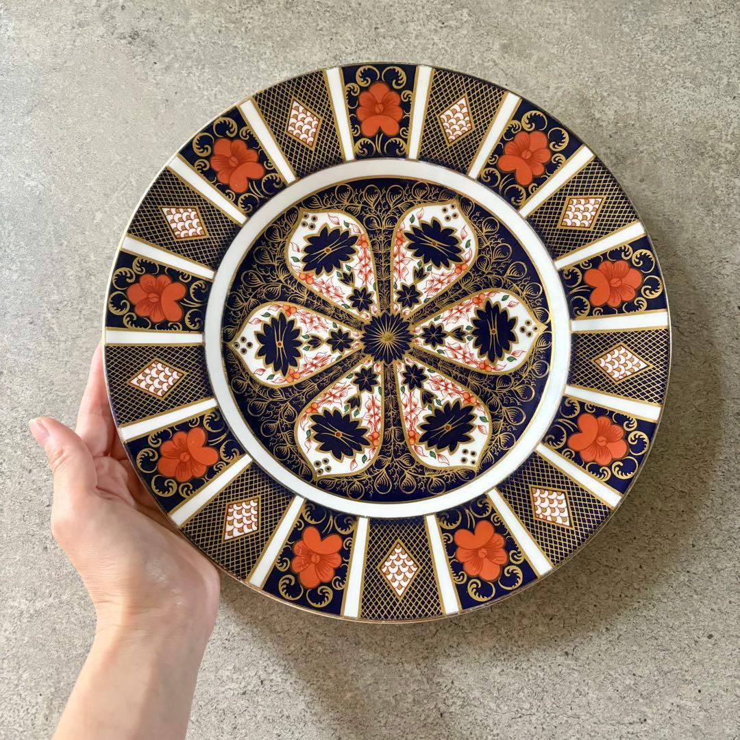 ロイヤルクラウンダービー オールドイマリ 1128(1988年製)27cm 大皿