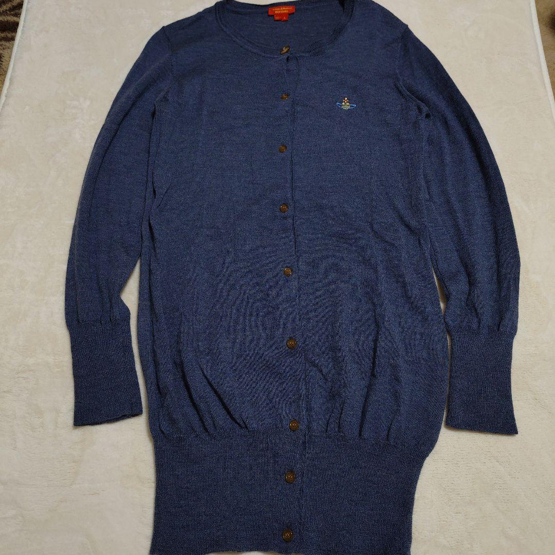 ヴィヴィアンウエストウッド　 ロングカーディガン 毛１００%