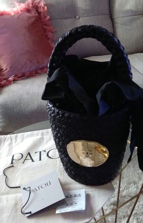 【土日限定値下げ】パトゥ PATOU バケツバッグ リボン バスケット