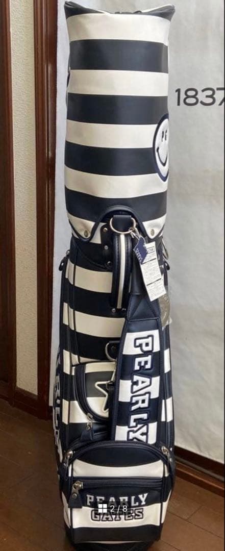 超希少モデル★PEARLY GATES パーリーゲイツ ボーダー キャディバッグ