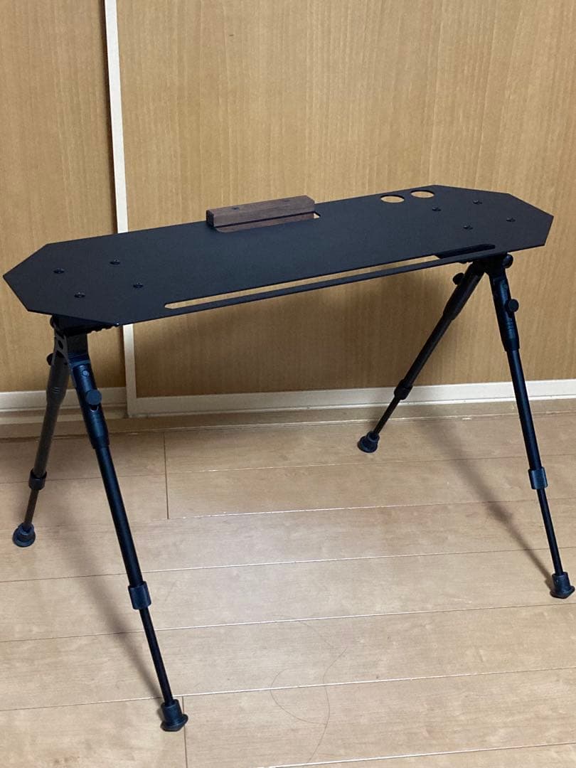 アイアン工房　サイドテーブル　焚き火テーブル　モビボックス風　ゴミ箱　キャンプ