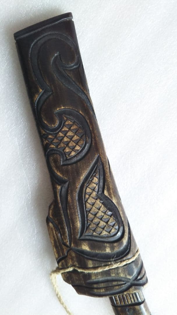 (値下げ)アイヌマキリ　観賞用民芸品