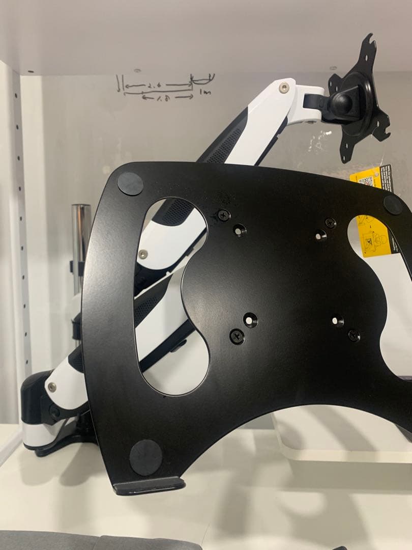 美品 SHOPPINGALL モニターアーム 32インチ 8kg×2 引取り可