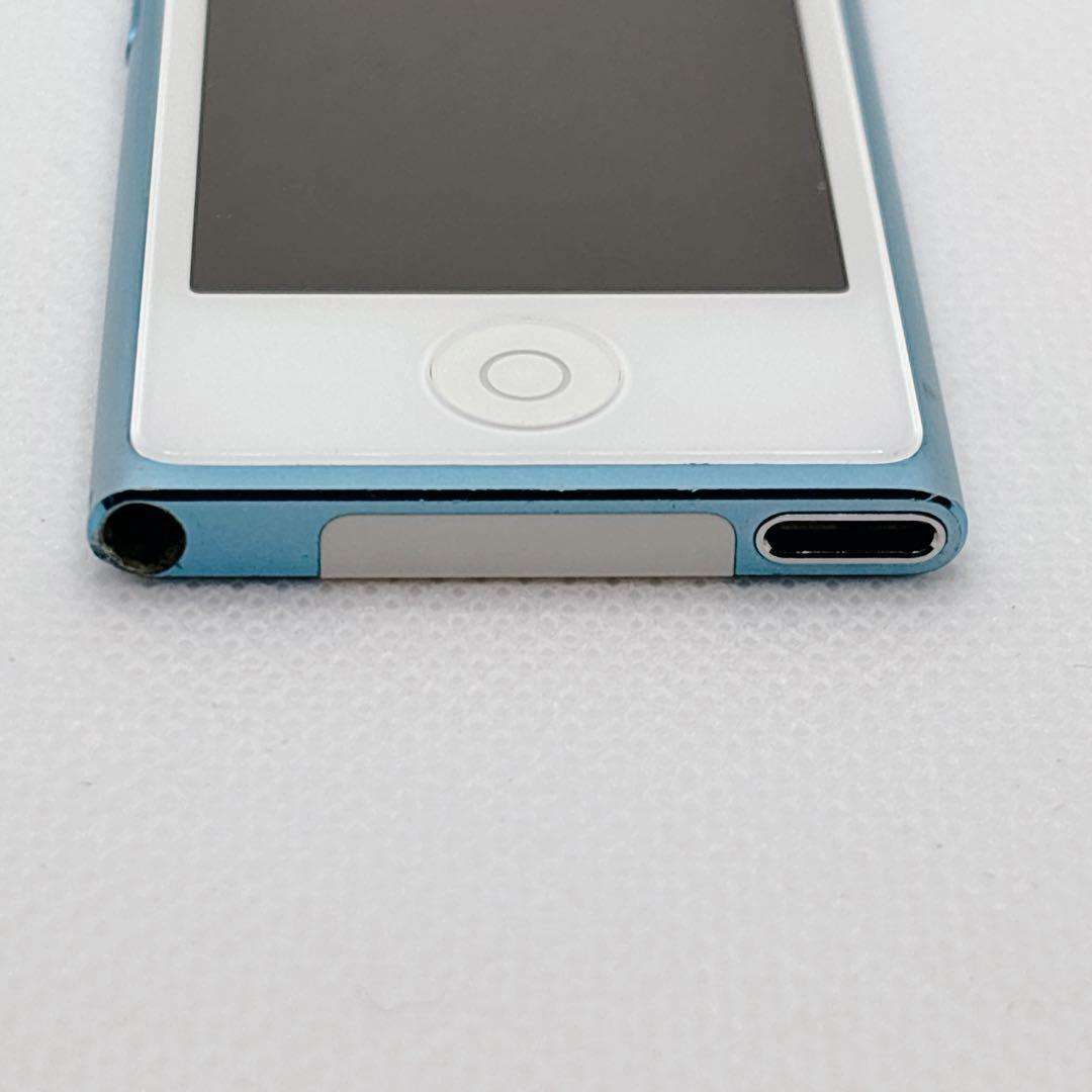 【良品】Apple iPod nano 第7世代 16GB MD477J ブルー
