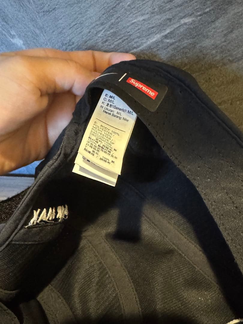 【正規品】Supreme x Nike Running Hat Black