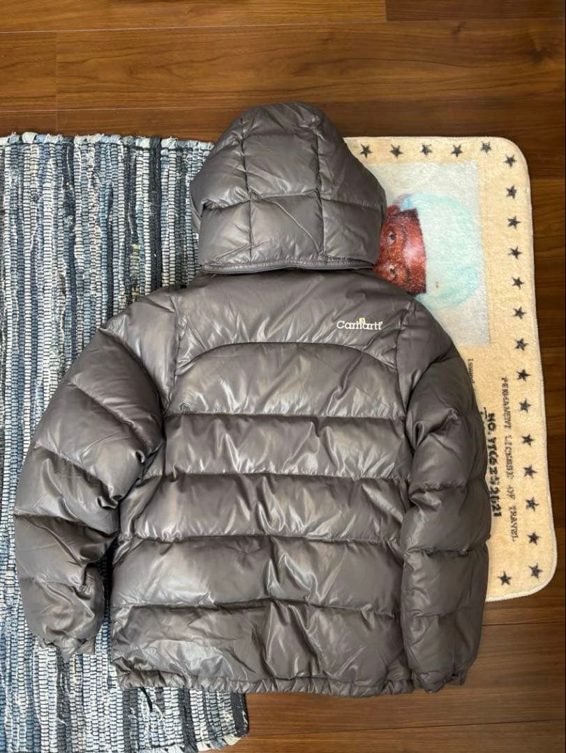 希少 90s Carhartt 2WAY ダウンジャケット グレー テック系
