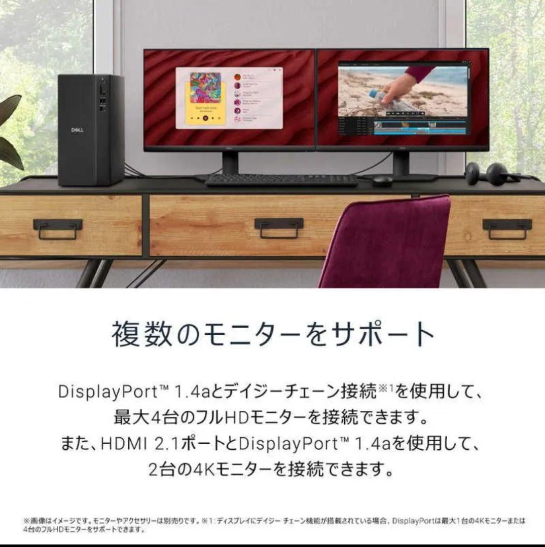 【新品未使用/CoreUltra7・32gbメモリ】DELL デスクトップPC