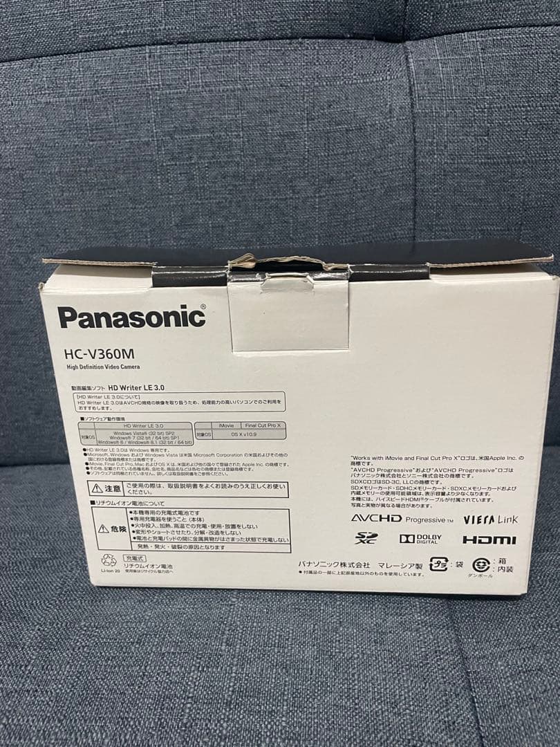 ❷美品 Panasonic HC-V360M ビデオカメラ 通電確認済み