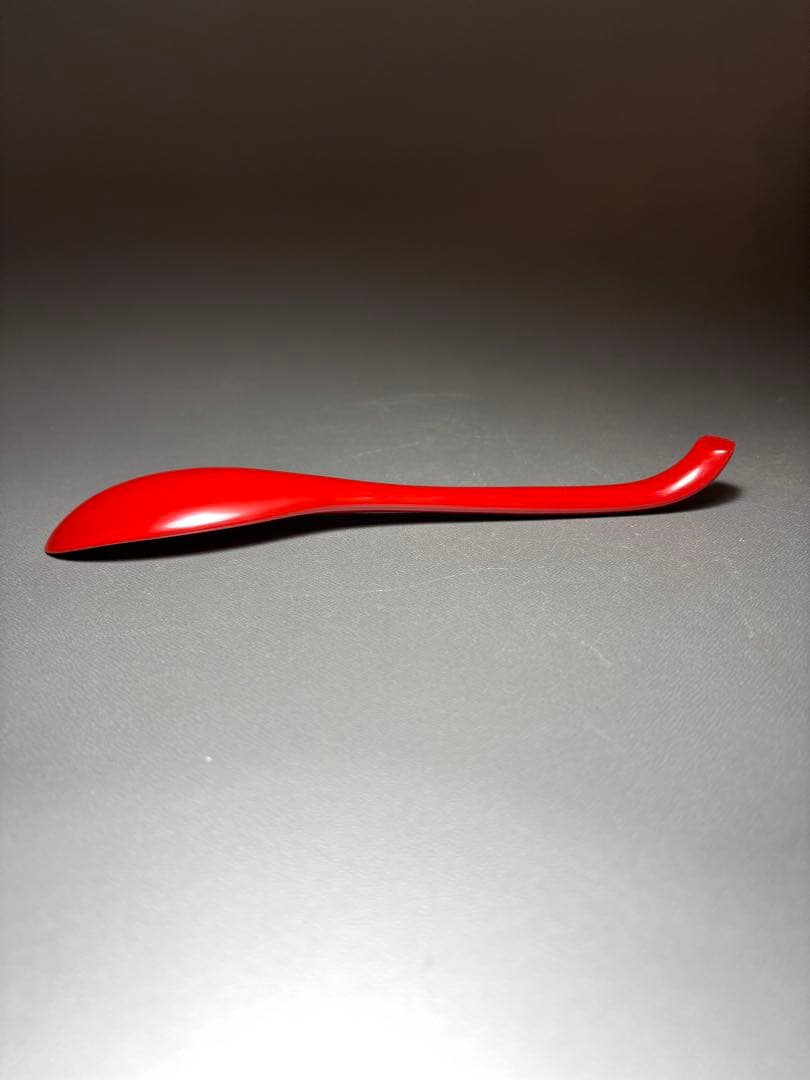 千舟堂　輪島塗　スプーン　大　共箱　　栞付き　未使用長期ストック品