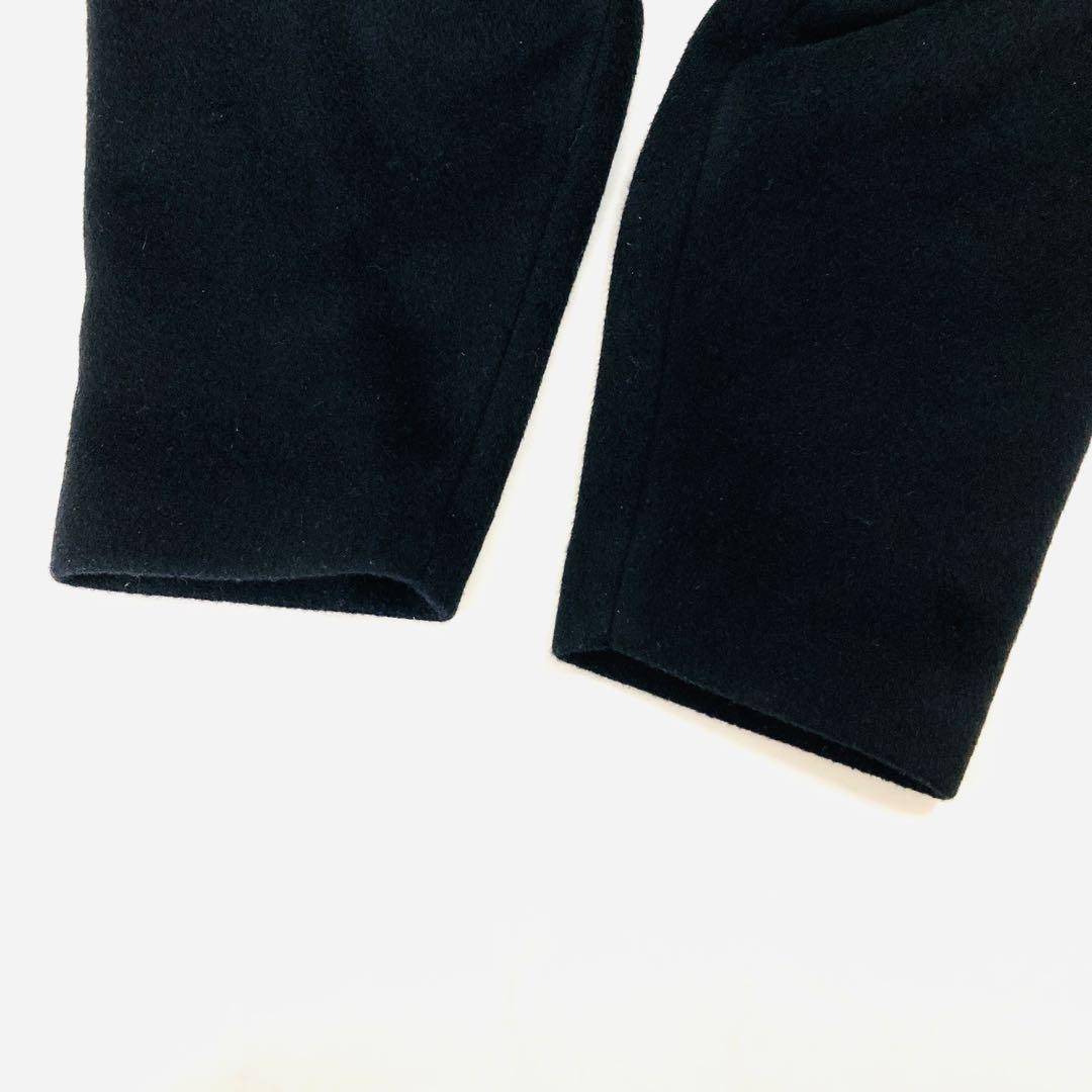 美品✨️ティッカ　23年モデル　ピーコート　オーバーサイズ　ダブルブレスト　黒