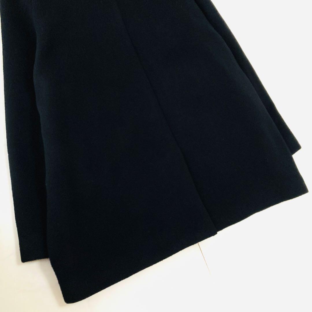 美品✨️ティッカ　23年モデル　ピーコート　オーバーサイズ　ダブルブレスト　黒