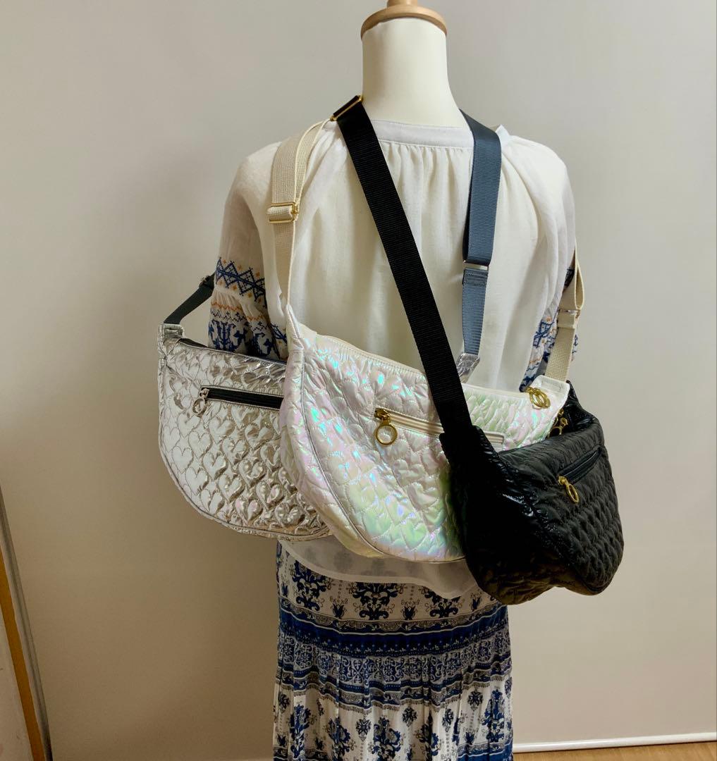 hinaページ　大きなラウンドショルダーバッグ3点