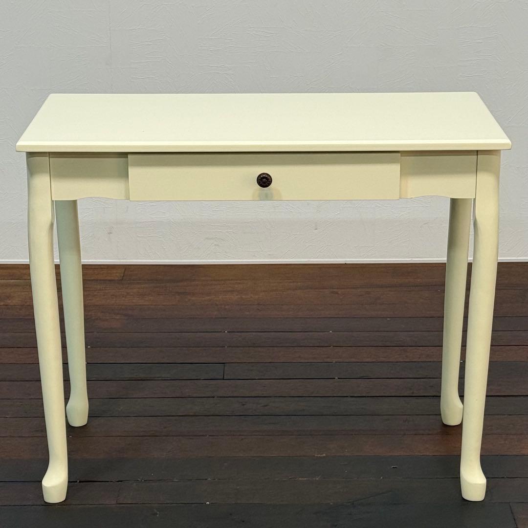 H112K62j アンティーク調 猫脚 ロココ調 コンソールテーブル