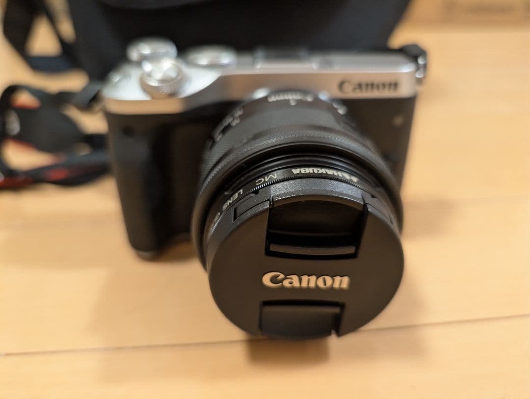 canon eos m6ミラーレス ダブルズームレンズキット+純正単焦点レンズ