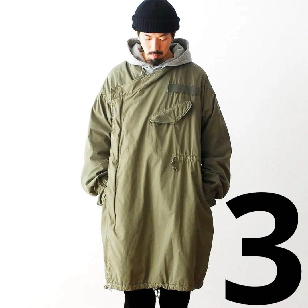 サイズ3 visvim 20AW CHAMDO コート　カーキ