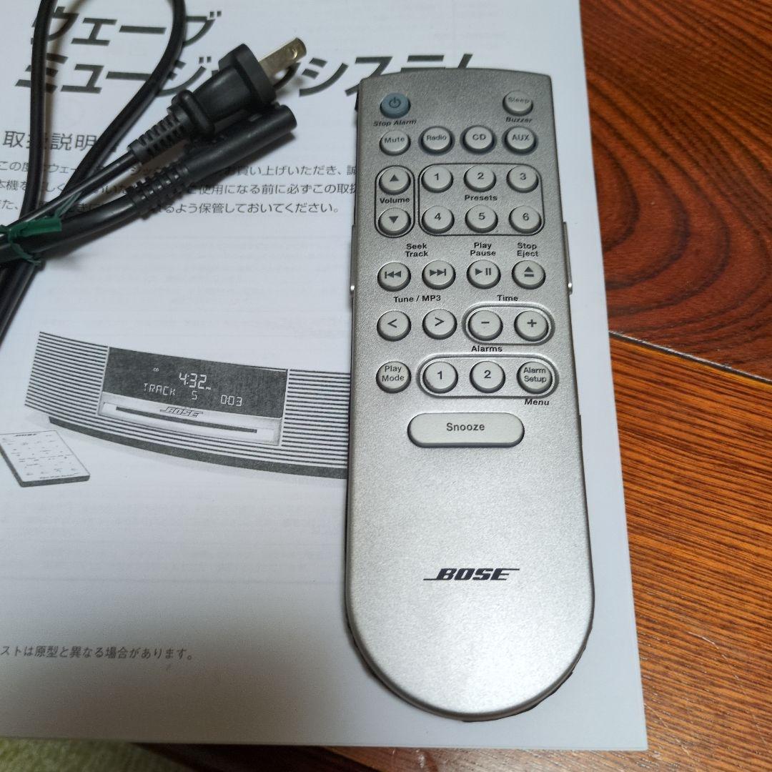 Bose Wave Music System完動品純正リモコン電源コード取説