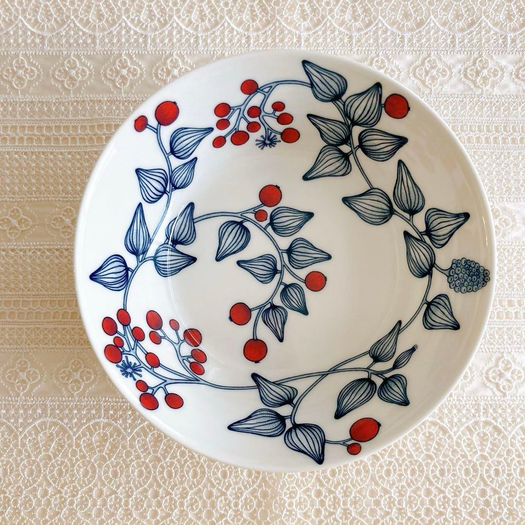 【未使用】アラビア ルノ フロストベリー 17cm ボウル 3点セット 季節限定