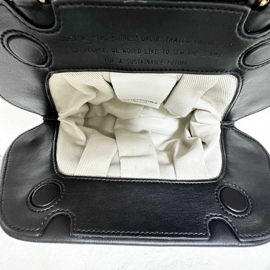 【美品】テモワール ショルダーバッグ クラッチバッグ 2way レザー ブラック