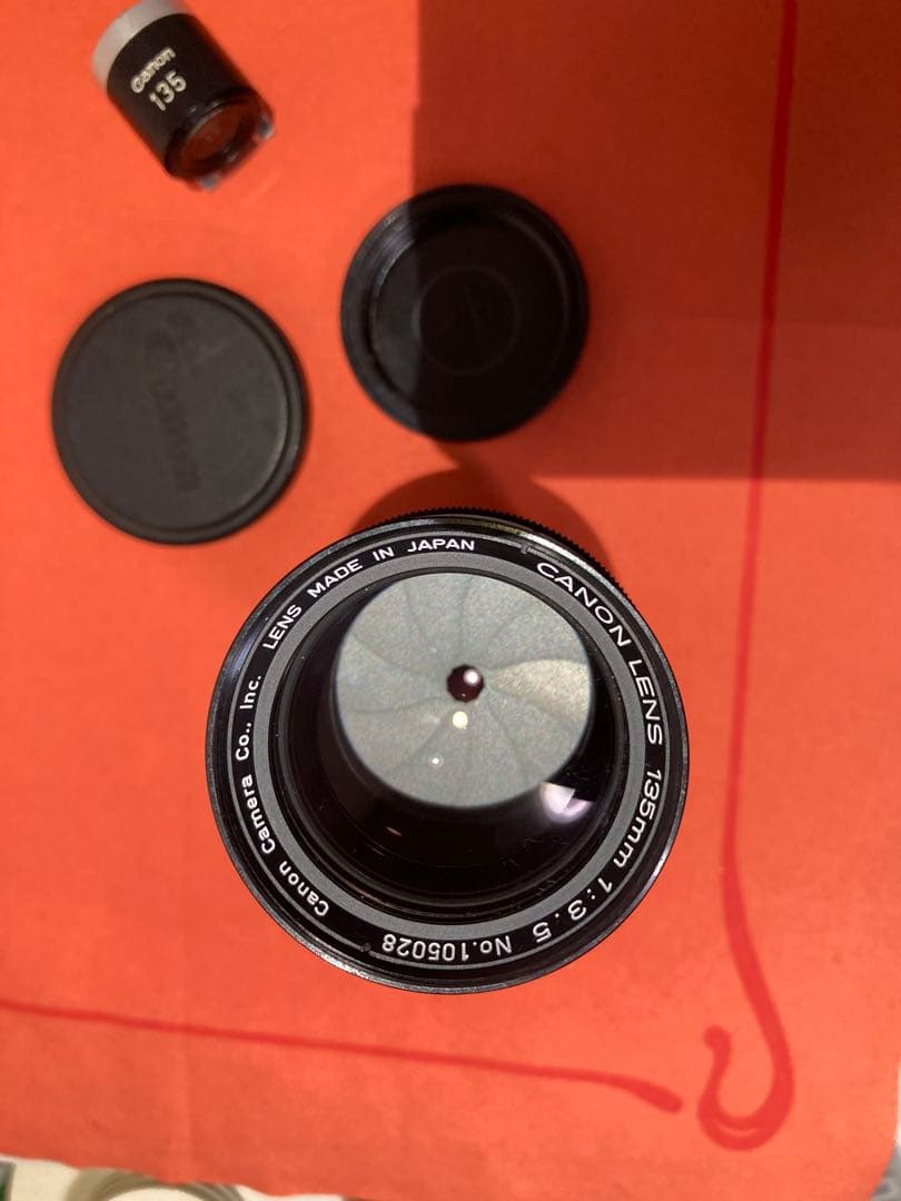 Canon 135mm L39マウント、ビューファインダー