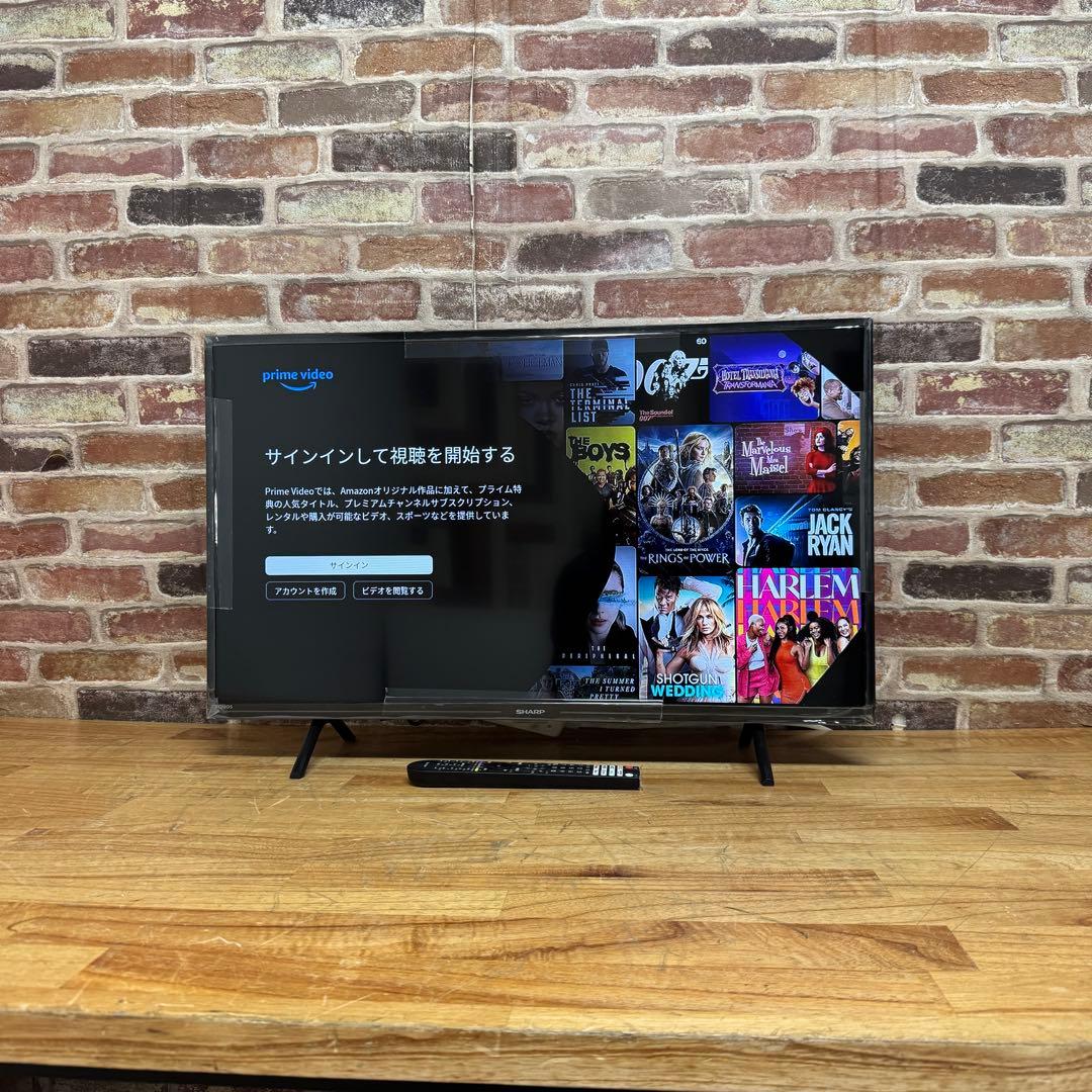 2023年製！ シャープ 32V型 液晶テレビ 2T-C32EF1 動画アプリ○