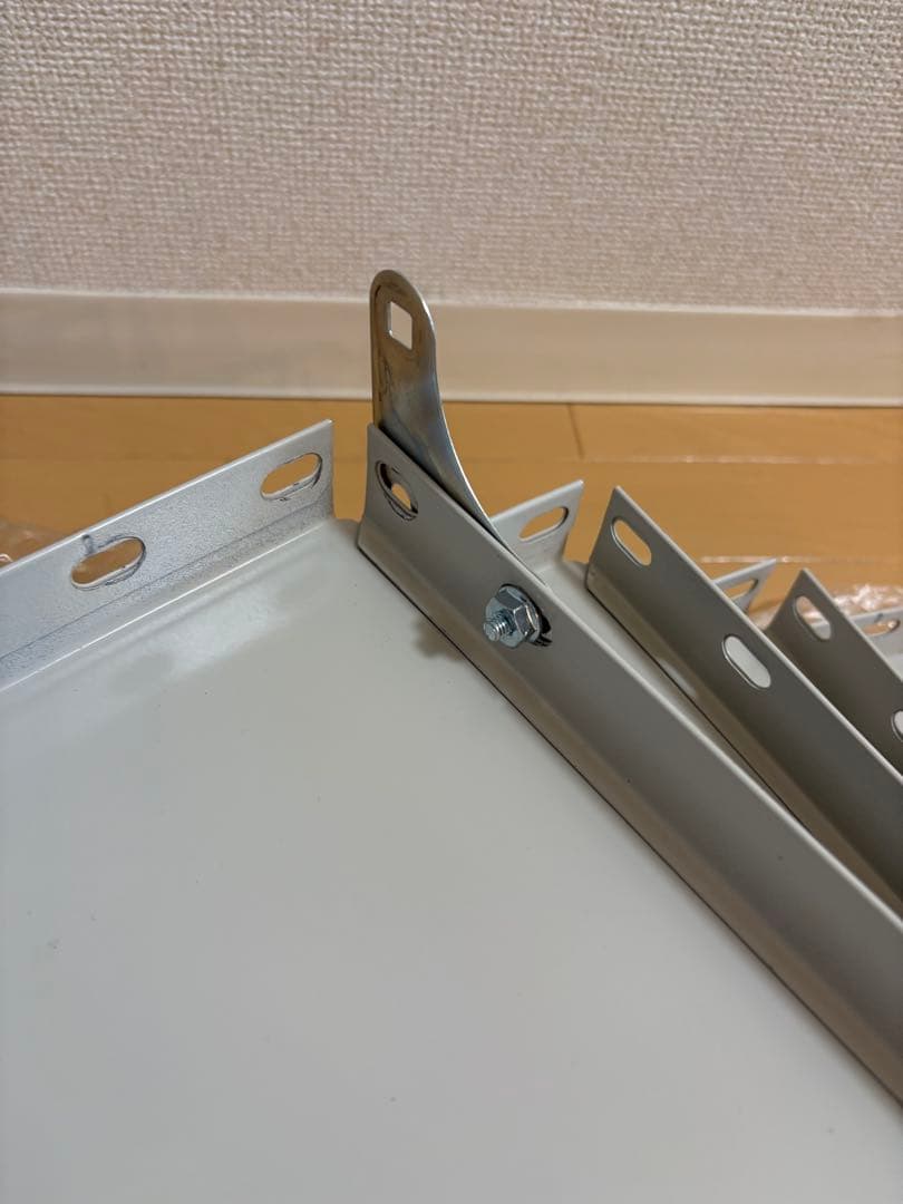 【送料込】D&DEPARTMENT 工業用スチールシェルフ　5段・アイボリー