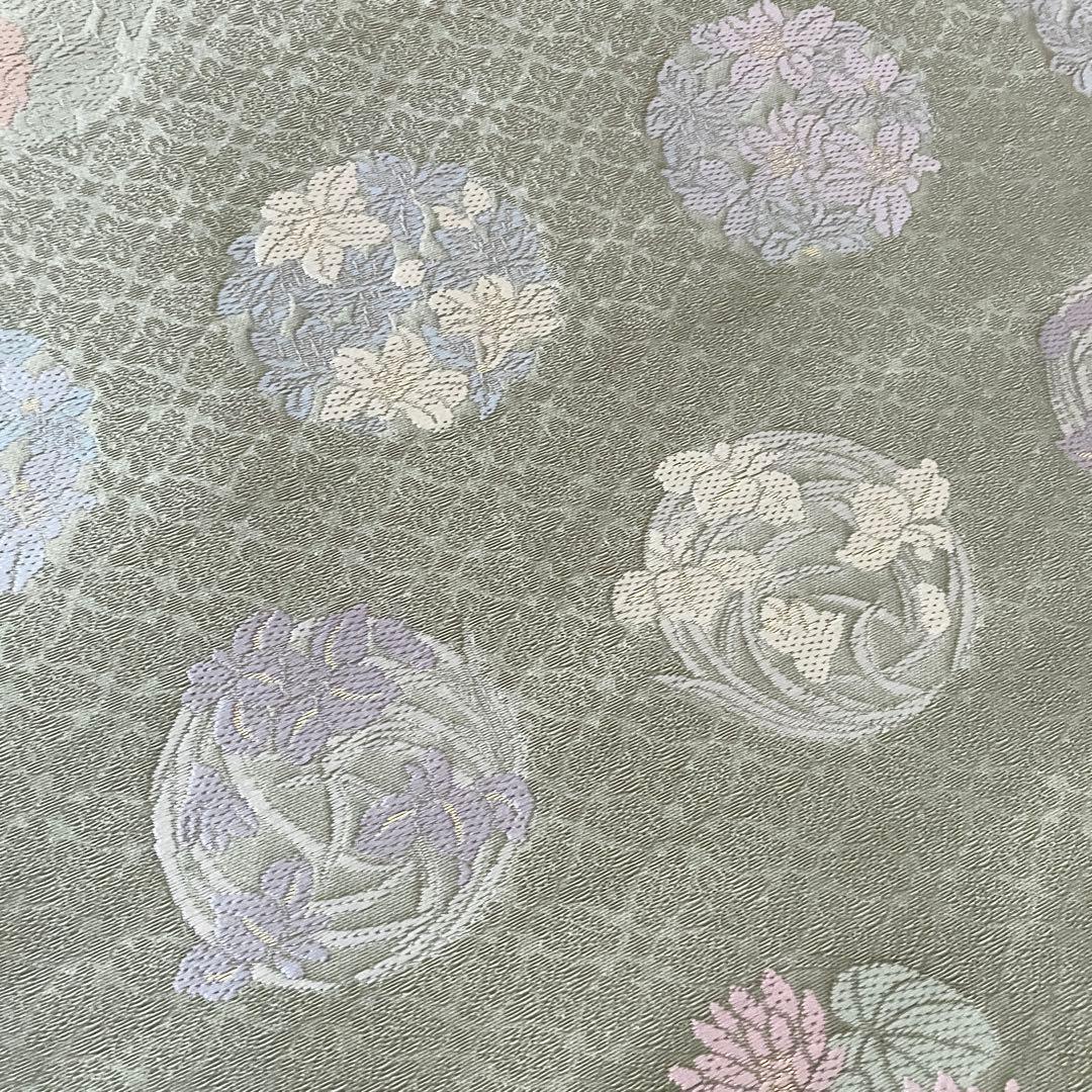 箔屋清兵衛　皇室　お印花紋　袋帯