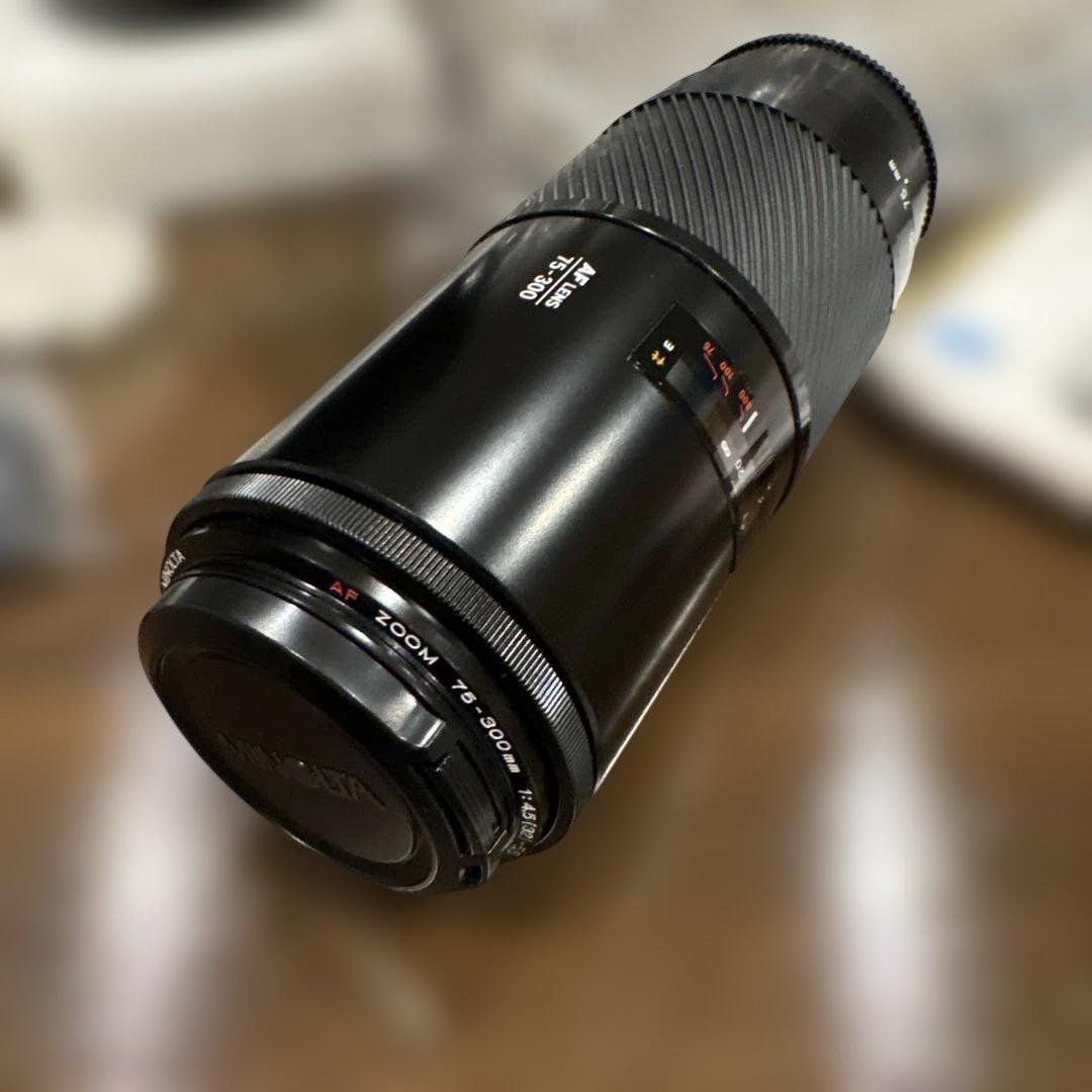 MINOLTA AF ZOOM 75-300mmレンズ