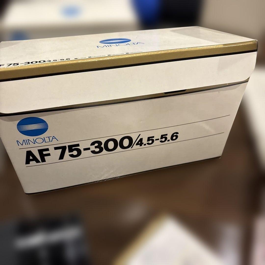 MINOLTA AF ZOOM 75-300mmレンズ