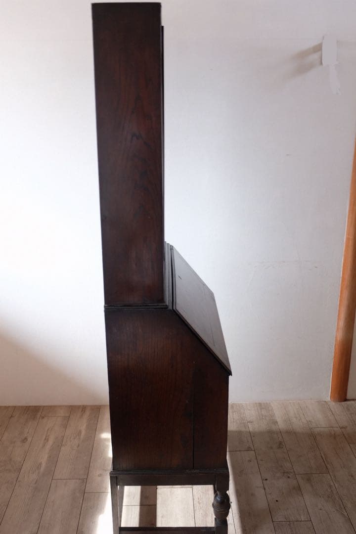 イギリス アンティーク 家具 ビューロー1930 オーク材キャビネット 店舗什器