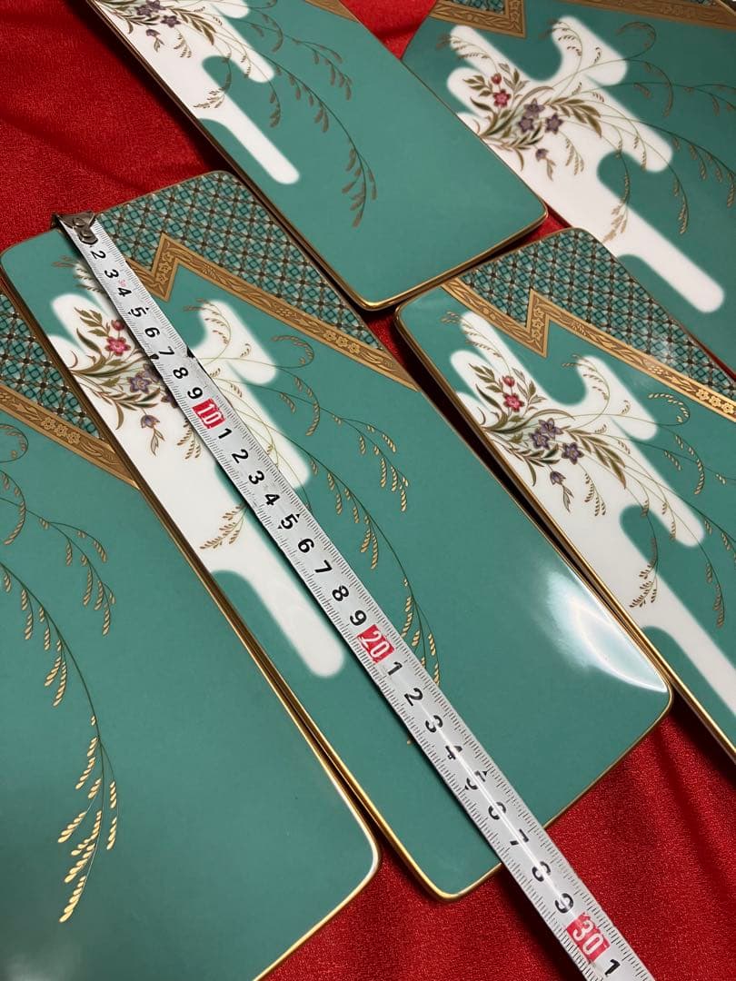 【美品】ノリタケ　ハナシンス　長角皿　５枚セント　廃盤品