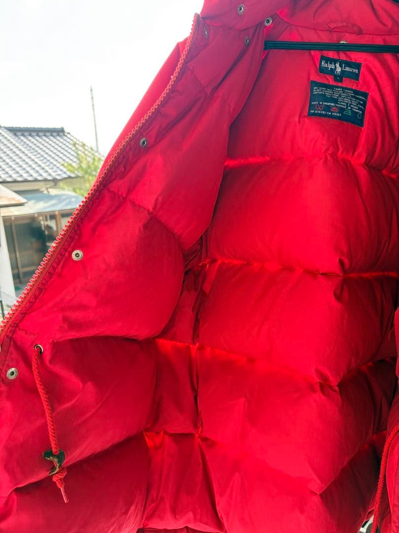 ラルフローレン　ダウンジャケット　サイズ L シンガポール製