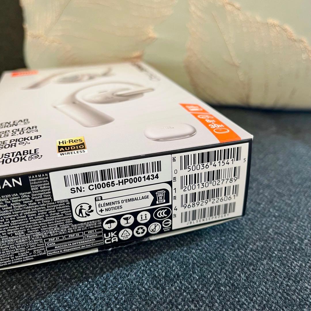 【美品】JBL SENSE PRO ワイヤレスイヤホン