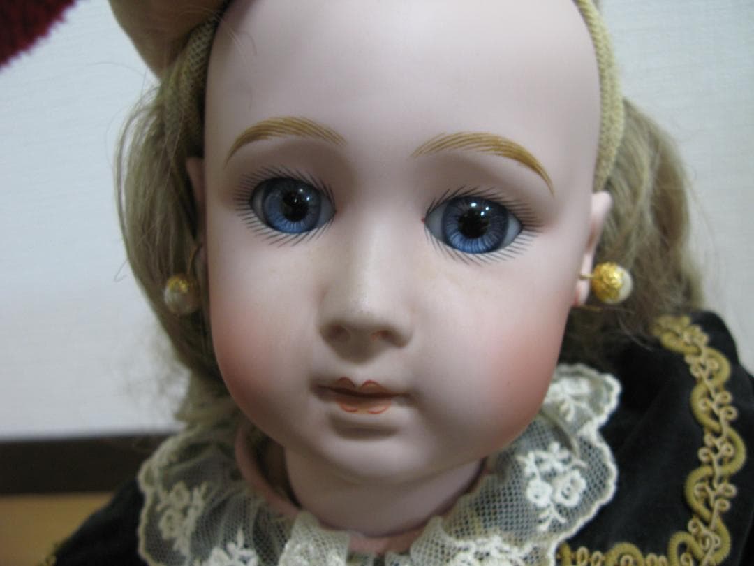 ビスクドール ロングフェイスジュモー リプロ　58㎝ Jumeau