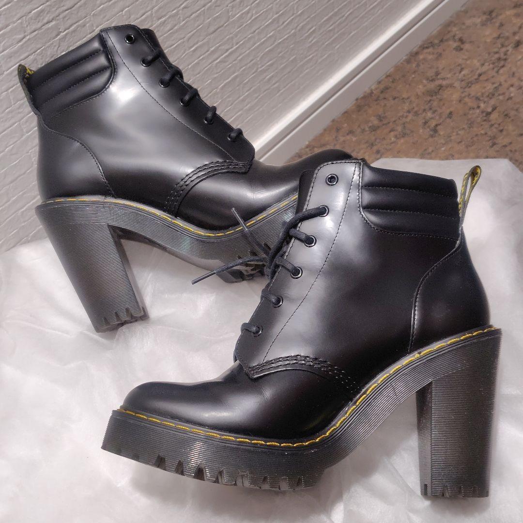 【稀少】ドクターマーチン PERSEPHONE レザー チャンキーヒール 厚底