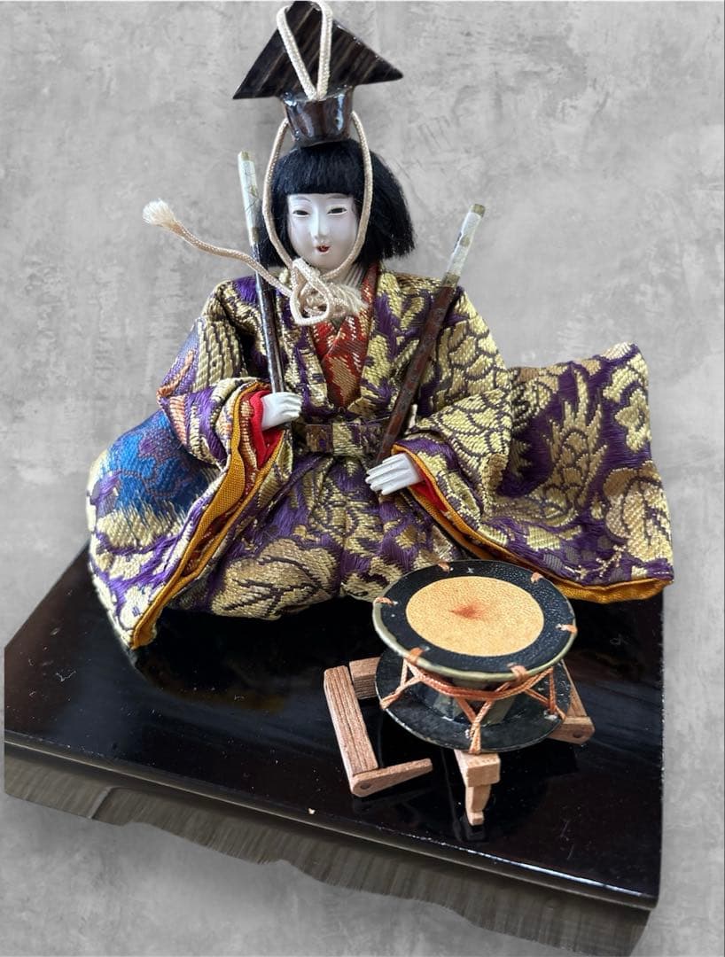 雛人形 十五人飾り 明治 三八 アンティーク　レトロ