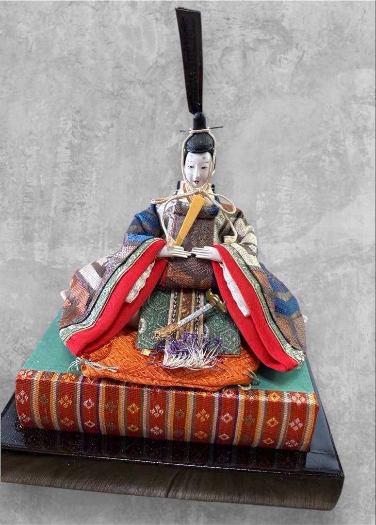 雛人形 十五人飾り 明治 三八 アンティーク　レトロ