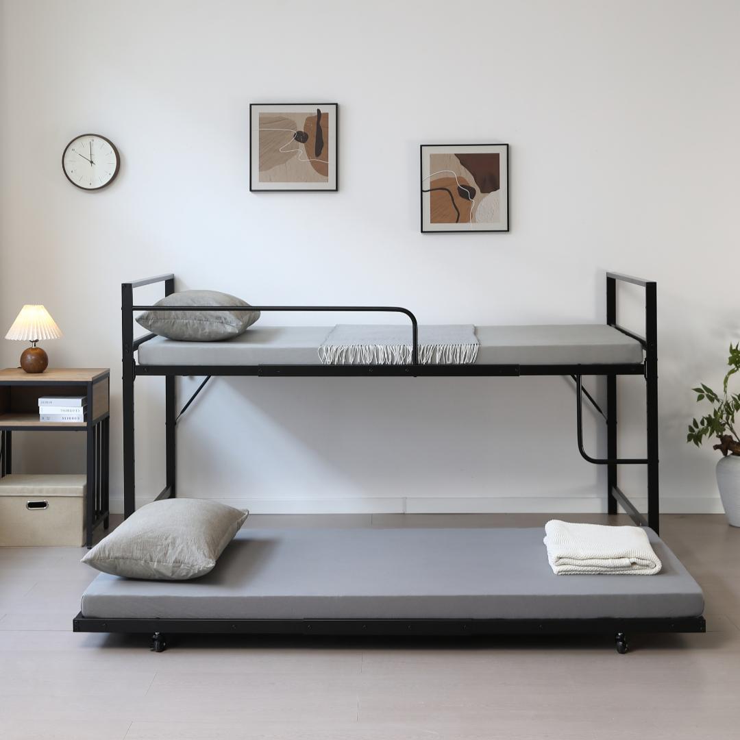数量限定！【高さ110cm】ロフトベッド 高いベッド 親子ベッド　BLACK
