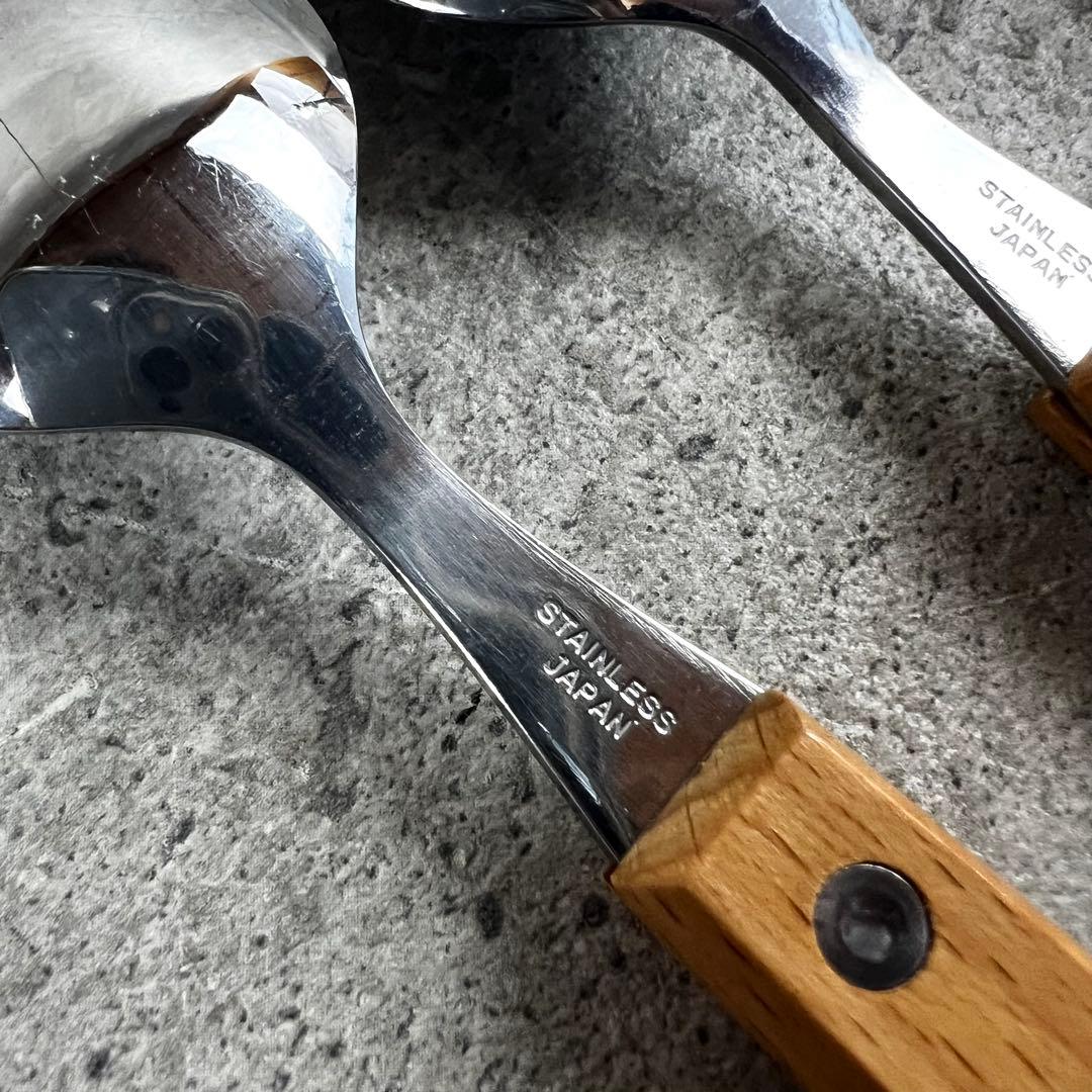 廃盤品  peak 木製 カラトリーセット キャンプ バーベキュー