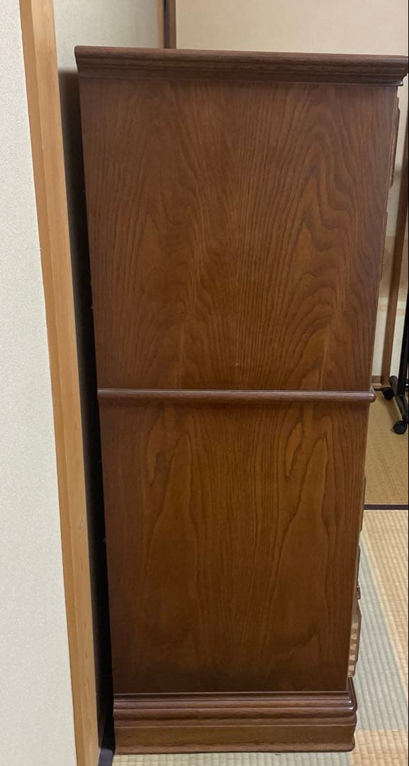 天然木　整理ダンス　箪笥　上下分離可　チェスト　KAWATA MOKKOU