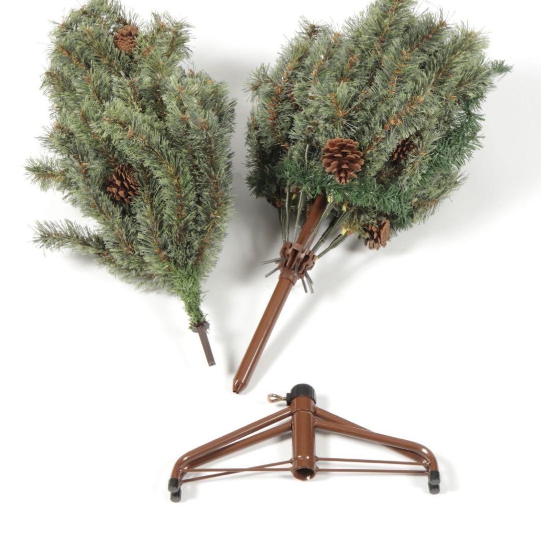 ニコアンド 松ぼっくり付きクリスマスツリー　120㎝