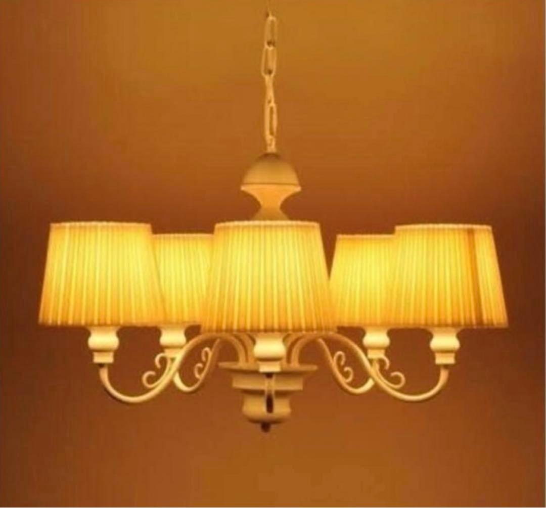 【廃盤】Francfranc 照明シャンデリア　シャンデリア 5灯 電球付き