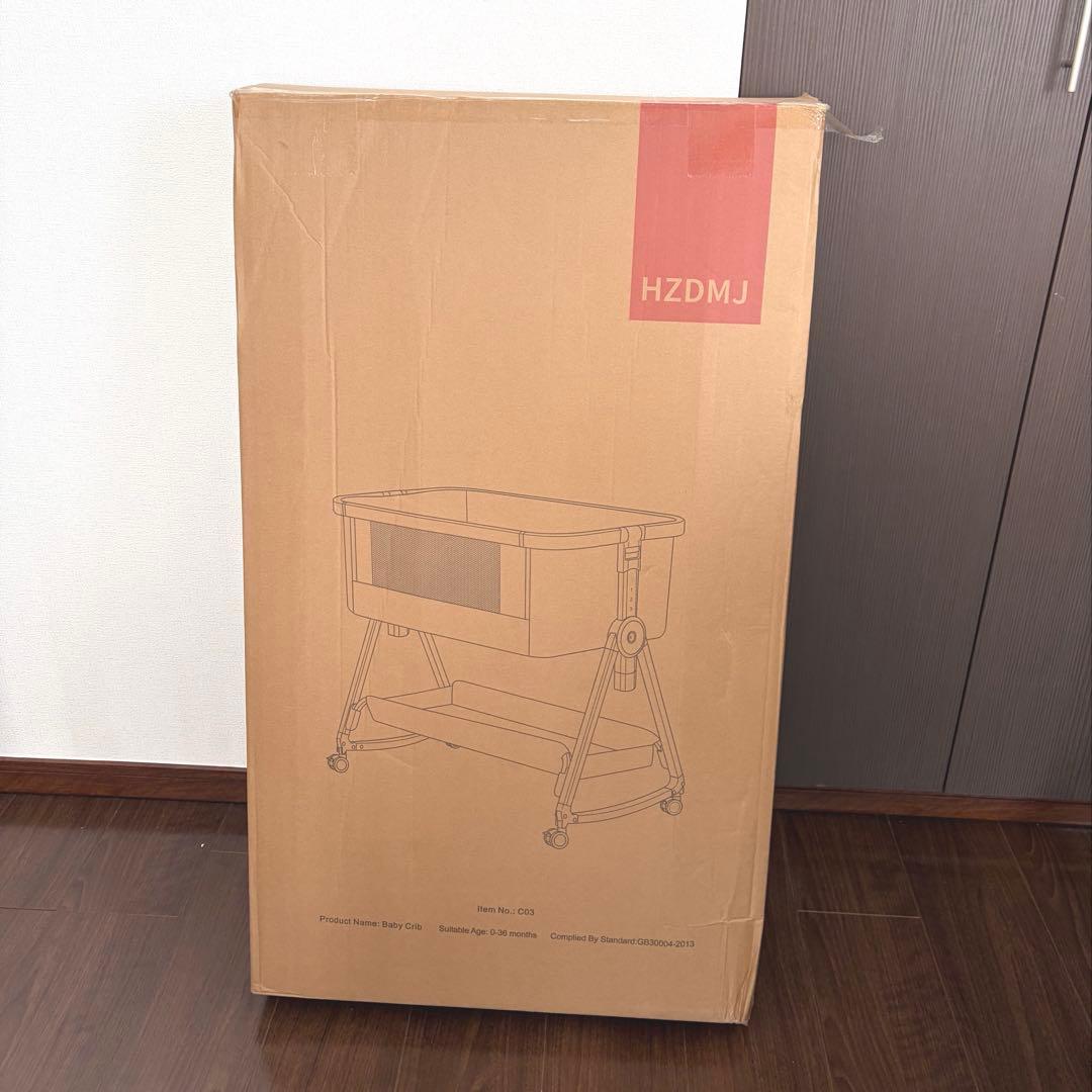 【美品】HZDMJ 折りたたみベビーベッド