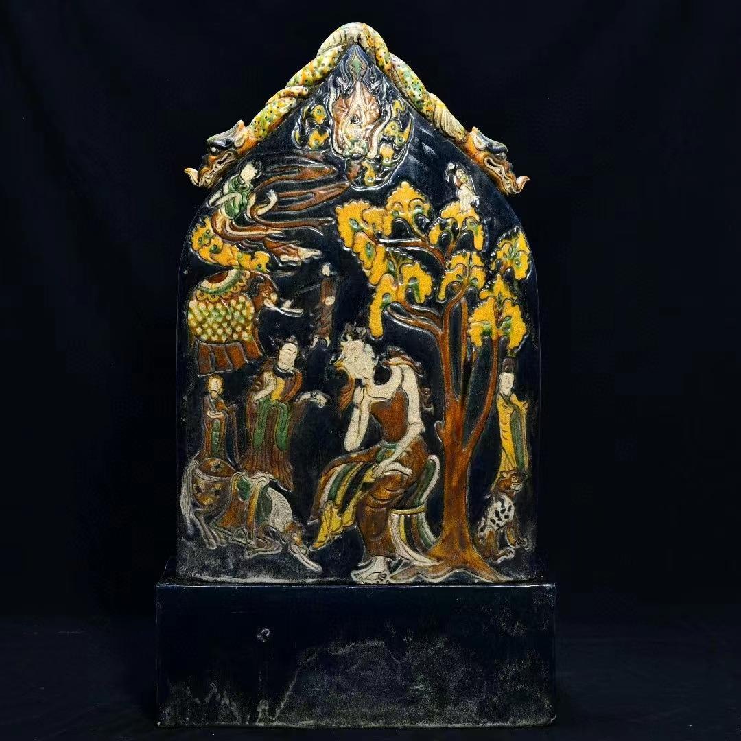 中国古美術・旧蔵の三彩・鎏金仏龕・仏像・供養仏像・置物・風水開運