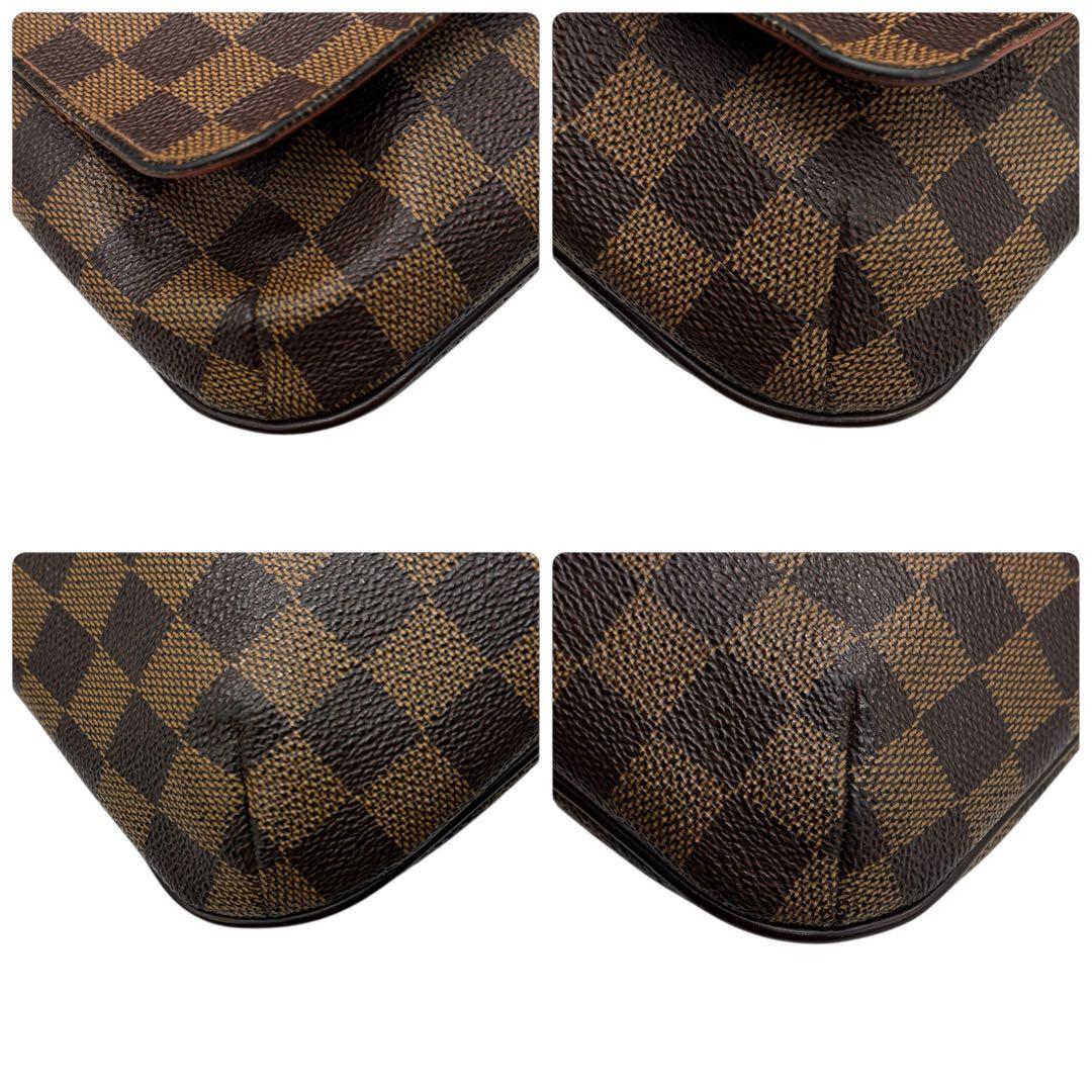 6131 美品 ルイヴィトン ダミエ エベヌ ミュゼットサルサ N51300