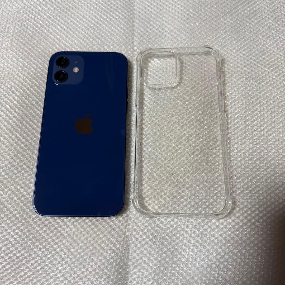 美品 SIMフリー iPhone12 256GB ブルー バッテリー100%