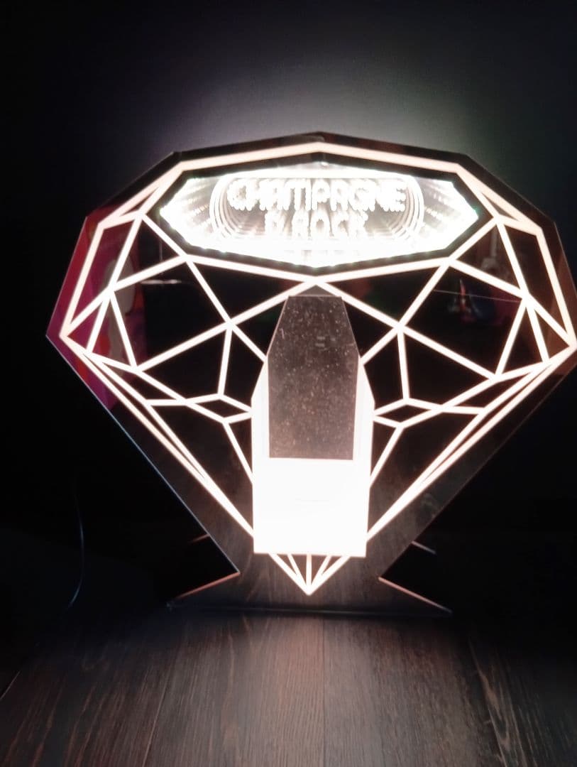 光るシャンパンボトルホルダー D.ROCK LEDライト