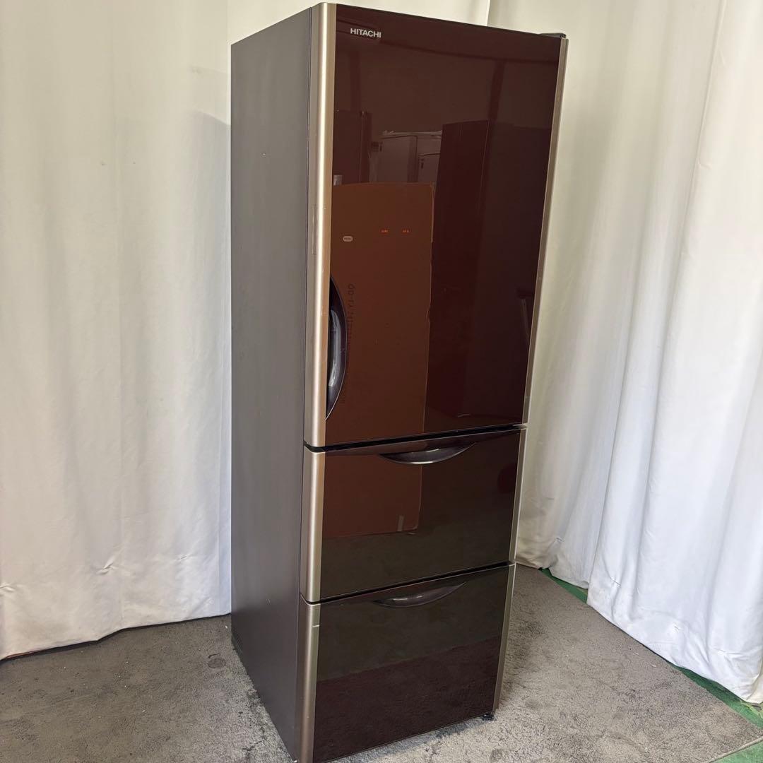 36　日立　冷蔵庫　300-400ℓ　大きめ　綺麗　真チルド　設置無料　安い‼️